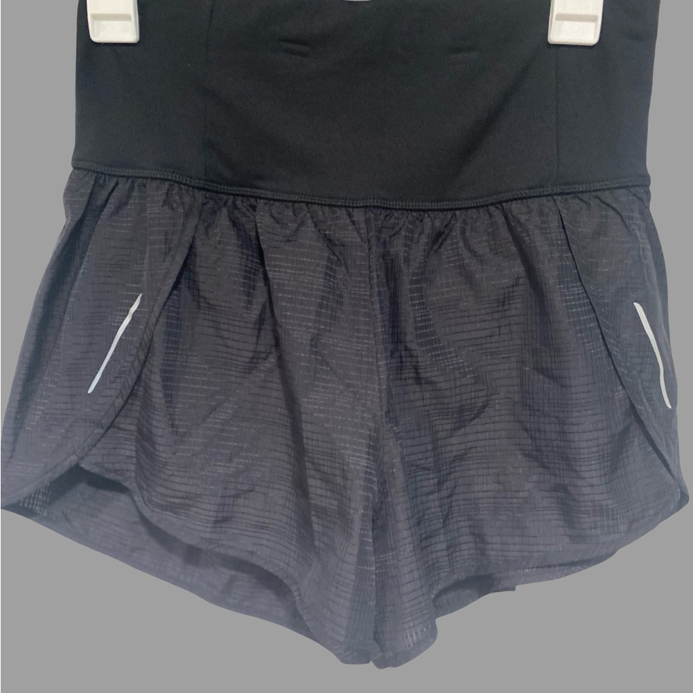 All in Motion Black Skorts with Reflective Details